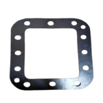 Square graphite reinforced gasket